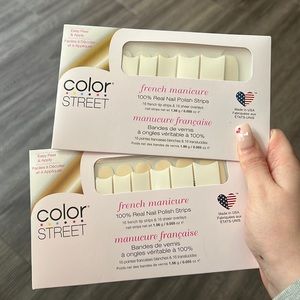 Color street French tip multi pack nail stickers